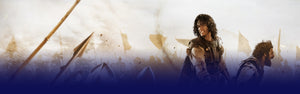 House of David - Season 2 Heroic figures with a spear amidst a battle scene